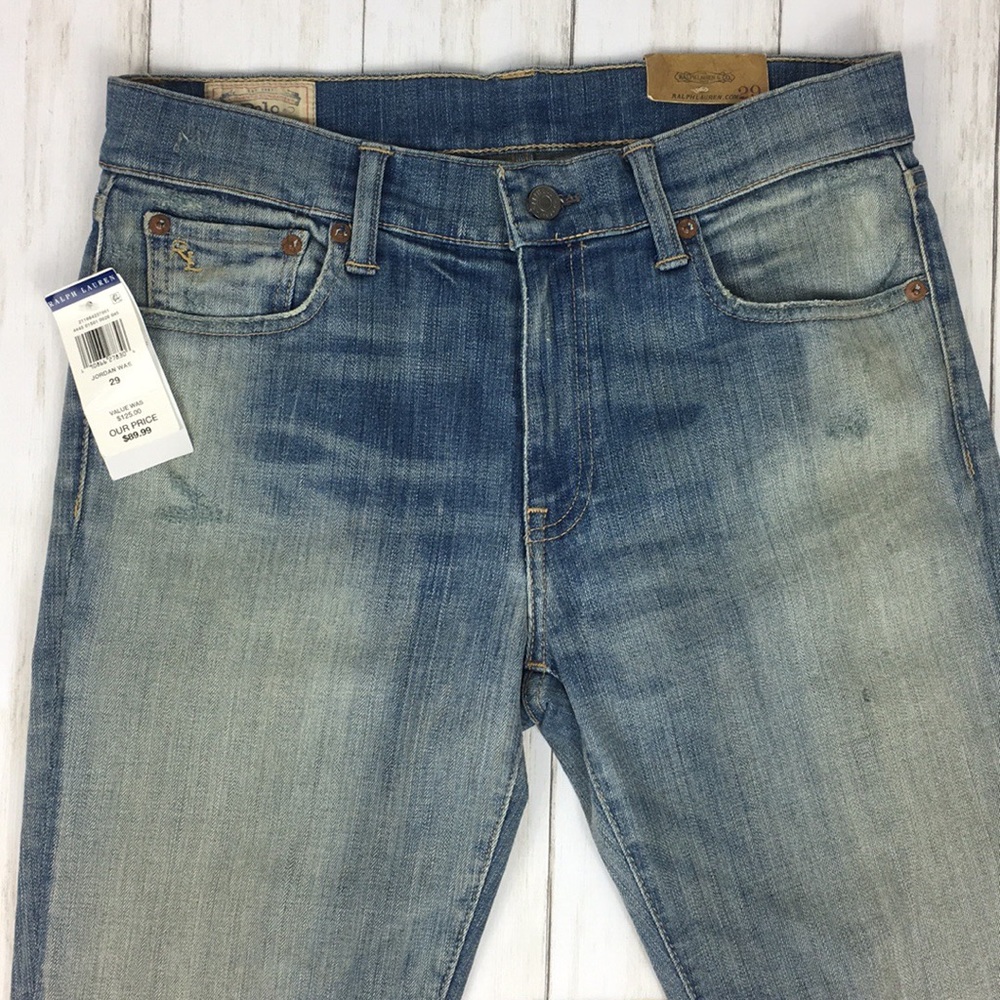 Polo Ralph Lauren NWT Tompkins Skinny Jeans Sz 29